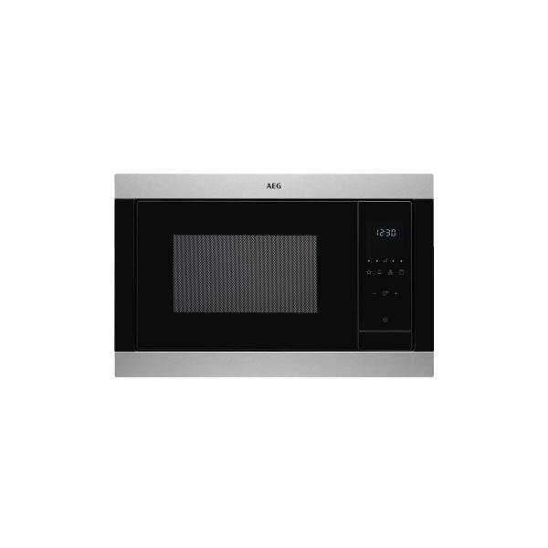 ARDEBO.de AEG MSB2547D-M Einbau-Mikrowelle, 900W, Grill 1000W, 25L, Eco-Modus, Auftau-Funktion, TouchControl, Schwarz/ Edelstahl mit Antifingerprint