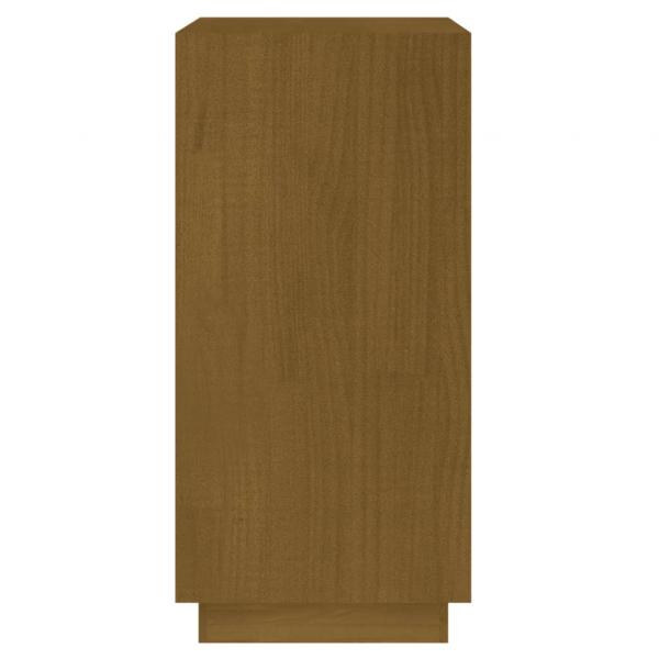 Bücherregal Honigbraun 40x35x71 cm Massivholz Kiefer