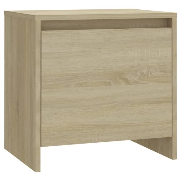 Nachttische 2 Stk. Sonoma-Eiche 45x34x44,5 cm Holzwerkstoff