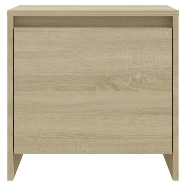 Nachttische 2 Stk. Sonoma-Eiche 45x34x44,5 cm Holzwerkstoff
