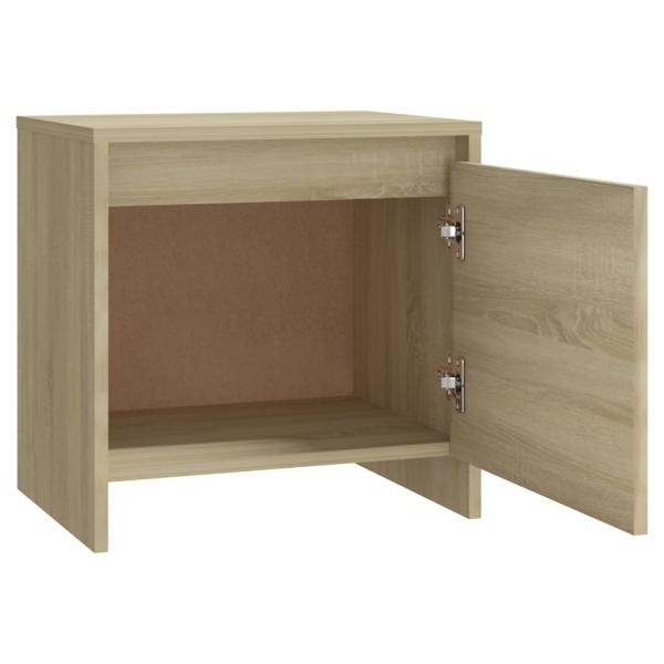 Nachttische 2 Stk. Sonoma-Eiche 45x34x44,5 cm Holzwerkstoff