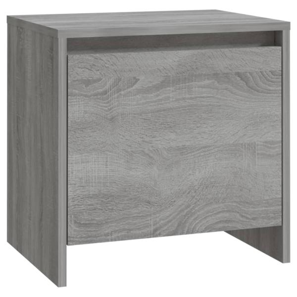 Nachttische 2 Stk. Grau Sonoma 45x34x44,5cm Holzwerkstoff