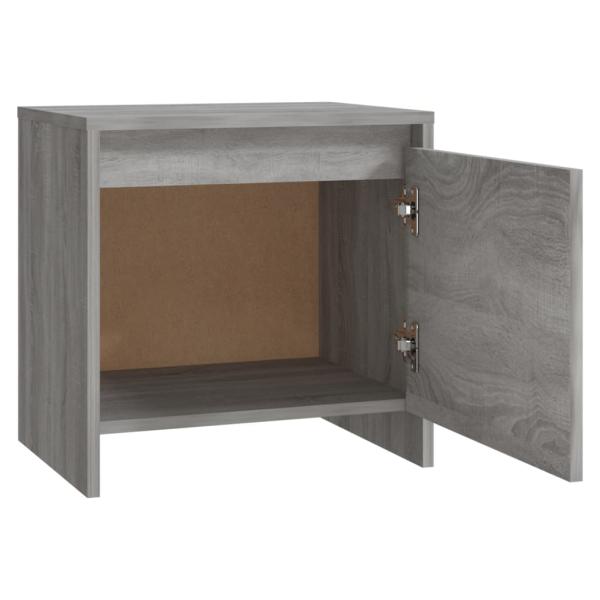 Nachttische 2 Stk. Grau Sonoma 45x34x44,5cm Holzwerkstoff