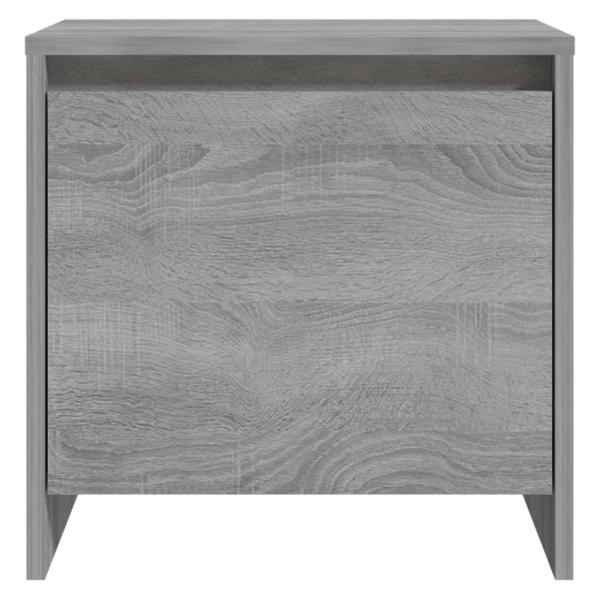 Nachttische 2 Stk. Grau Sonoma 45x34x44,5cm Holzwerkstoff