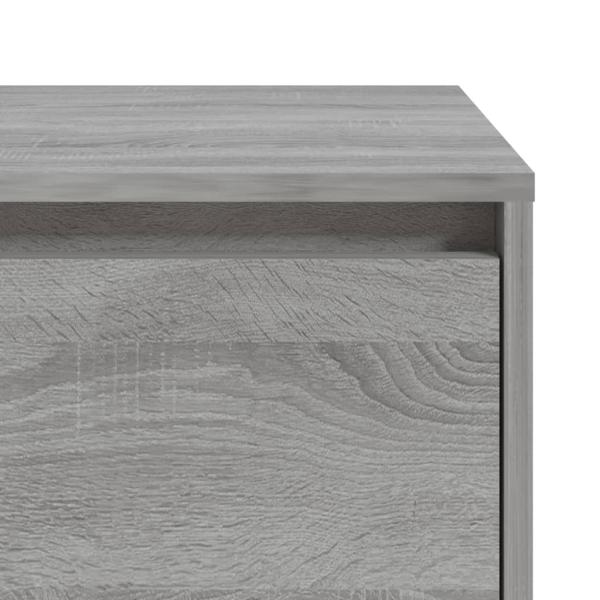 Nachttische 2 Stk. Grau Sonoma 45x34x44,5cm Holzwerkstoff