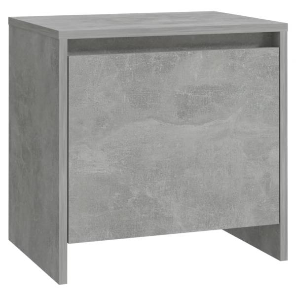 Nachttisch Betongrau 45x34x44,5 cm Holzwerkstoff