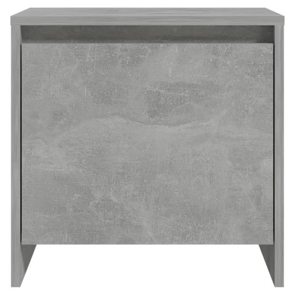 Nachttisch Betongrau 45x34x44,5 cm Holzwerkstoff