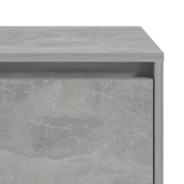Nachttisch Betongrau 45x34x44,5 cm Holzwerkstoff