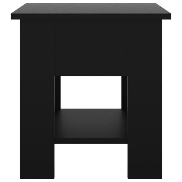 Couchtisch Schwarz 40x40x42 cm Holzwerkstoff