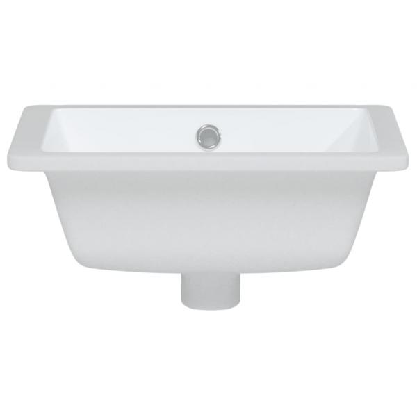 Waschbecken Weiß 39x30x18,5 cm Rechteckig Keramik