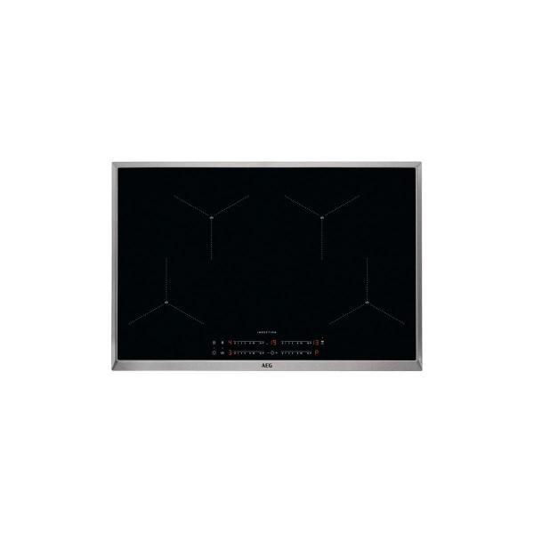 ARDEBO.de AEG IAE84411XB Autarkes Induktionskochfeld, 80cm breit, Glaskeramik, 4 Kochzonen, Hob²Hood-Funktion, Power-Funktion, Pause-Funktion, Timer, Topferkennung, schwarz