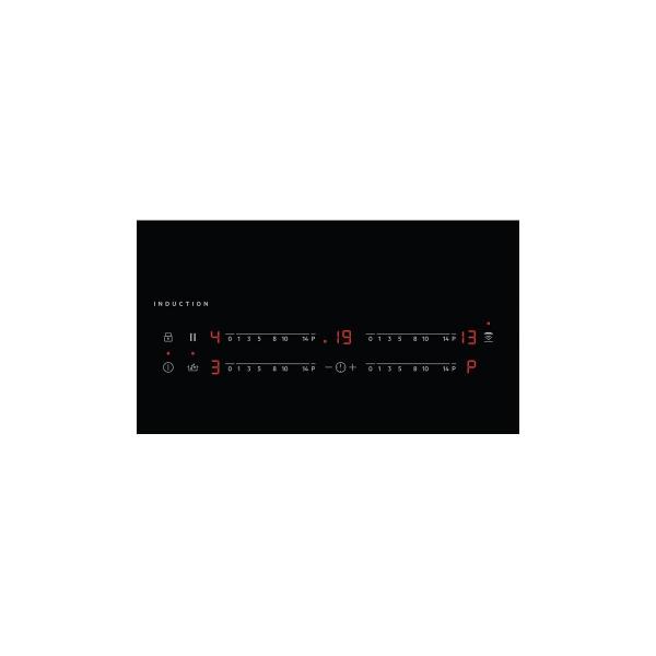 AEG IAE84411XB Autarkes Induktionskochfeld, 80cm breit, Glaskeramik, 4 Kochzonen, Hob²Hood-Funktion, Power-Funktion, Pause-Funktion, Timer, Topferkennung, schwarz