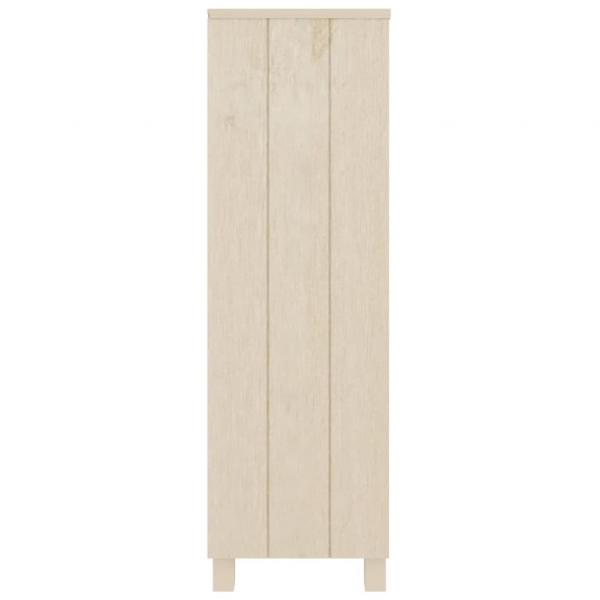 Bücherschrank HAMAR Honigbraun 85x35x112 cm Massivholz Kiefer