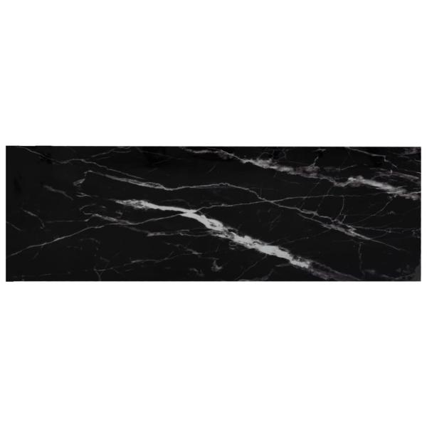 ARDEBO.de - Regal Marmor und Transparent 100x36x168 cm Gehärtetes Glas