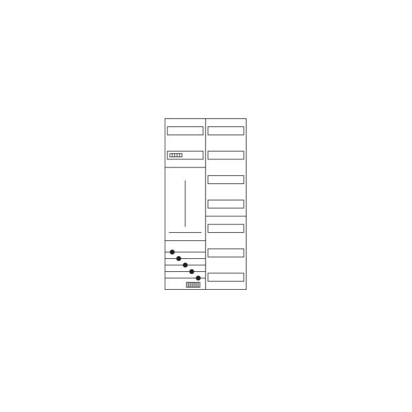 Hager ZB322U16N Komplettschrank, universZ, 1100x550x205mm, SKII, IP44, 1ZP/VF-7rh, 2-Feld
