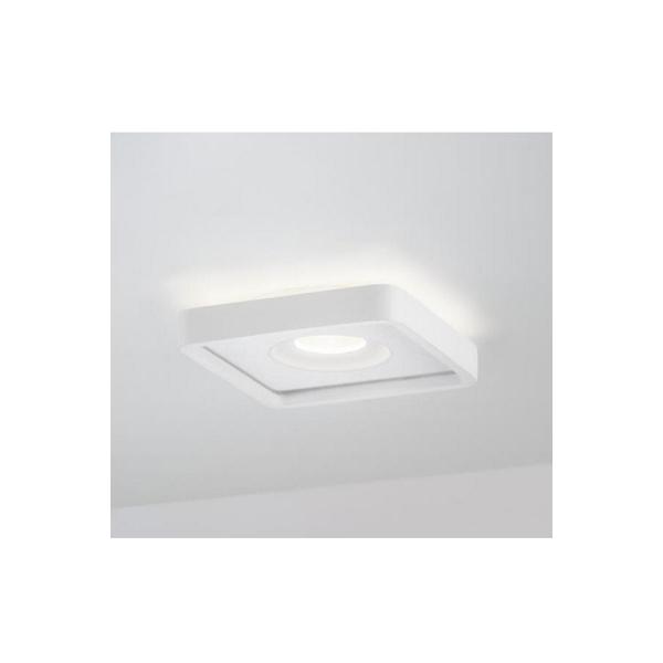 Brumberg QUBIC LED-Einbaudownlight mit Indirektanteil, 11,4W, 858lm, 3000K, weiß (12227173)