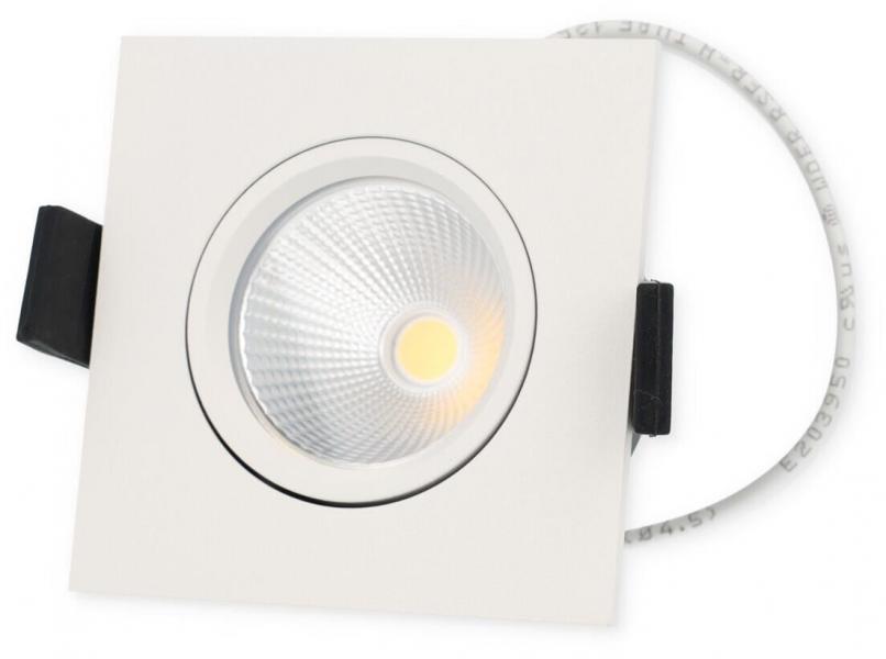 ARDEBO.de Brumberg INDIWO68 LED-Einbaustrahler, 6W, 540lm, 3000K, weiß (12295173)