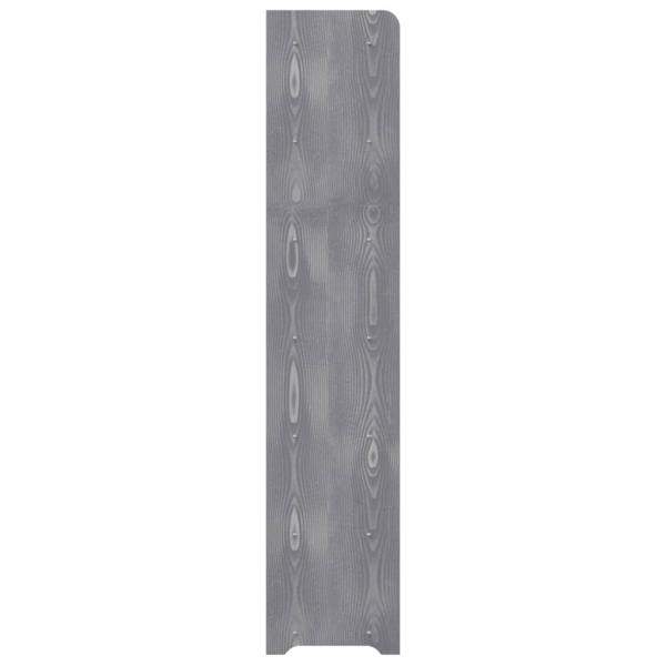 Schuhregal Grau 90x24x117 cm Holzwerkstoff
