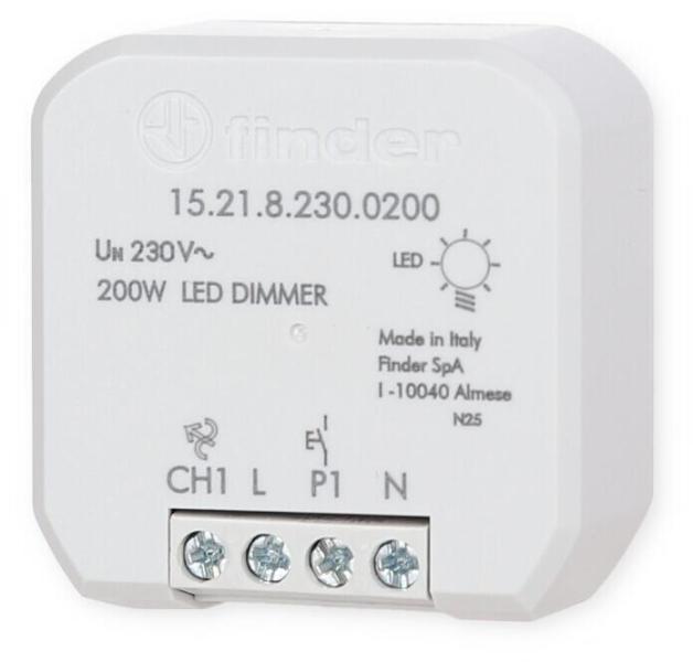 Finder 15.21.8.230.0200 elektronischer Dimmer, 200W, LED