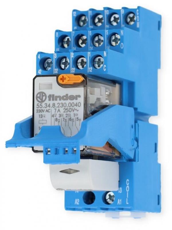 ARDEBO.de Finder 58.34.8.230.0060 Koppelrelais, 4 Wechsler