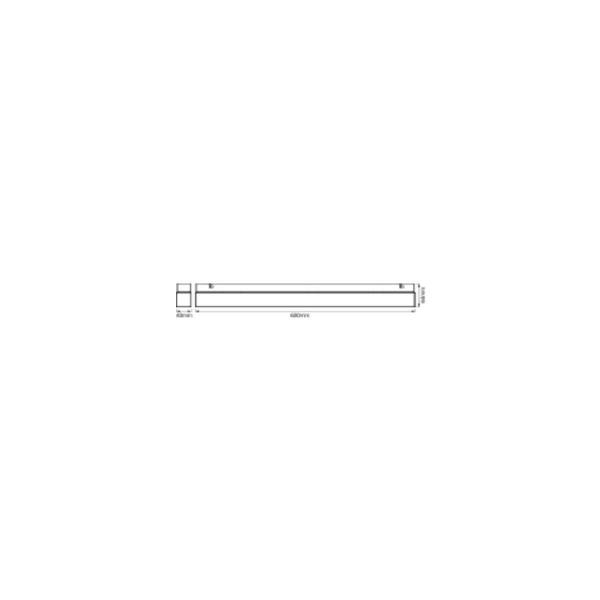 LEDVANCE Badezimmerleuchte LED SQUARE IP44 CLICK CCT 14W 3000/4000 K, 1250lm (4058075399624)