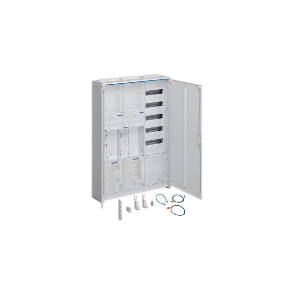ARDEBO.de Hager ZB33SET25LK Komplettschrank, universZ, 2 Zählerplätze, BKE-I, APZ, VT5, H=1100mm, 3-Feld
