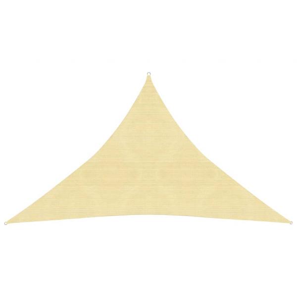 ARDEBO.de - Sonnensegel 160 g/m² Beige 4x4x5,8 m HDPE