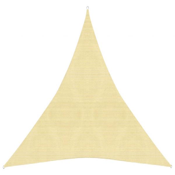 ARDEBO.de - Sonnensegel 160 g/m² Beige 5x6x6 m HDPE