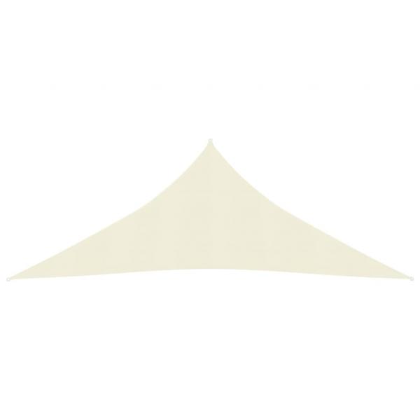 Sonnensegel 160 g/m² Creme 4,5x4,5x4,5 m HDPE