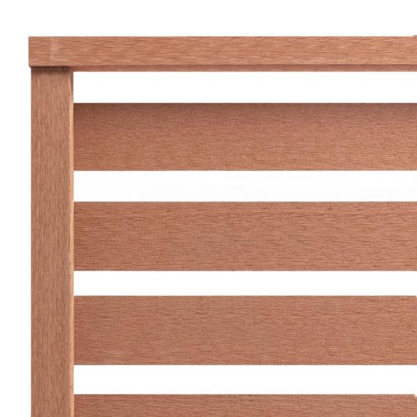 Zaunplatte WPC 180x180 cm Braun