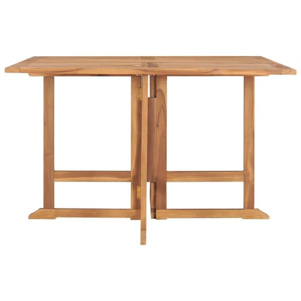 ARDEBO.de - Garten-Esstisch Klappbar 110x110x75 cm Massivholz Teak