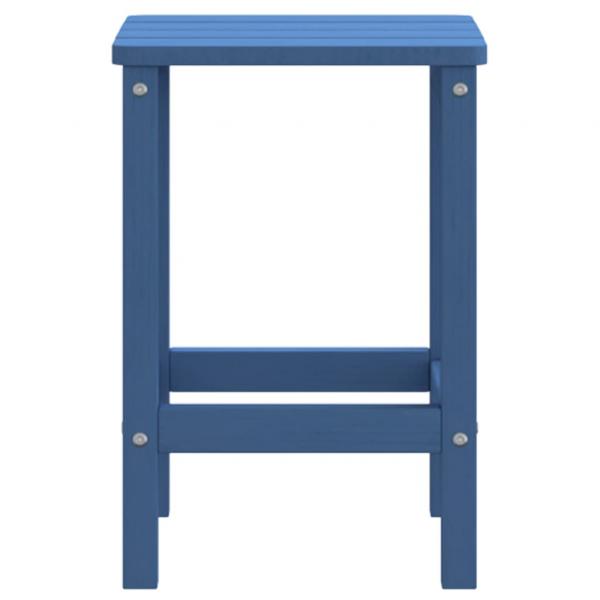 Adirondack-Gartentisch Meeresblau 38x38x46 cm HDPE