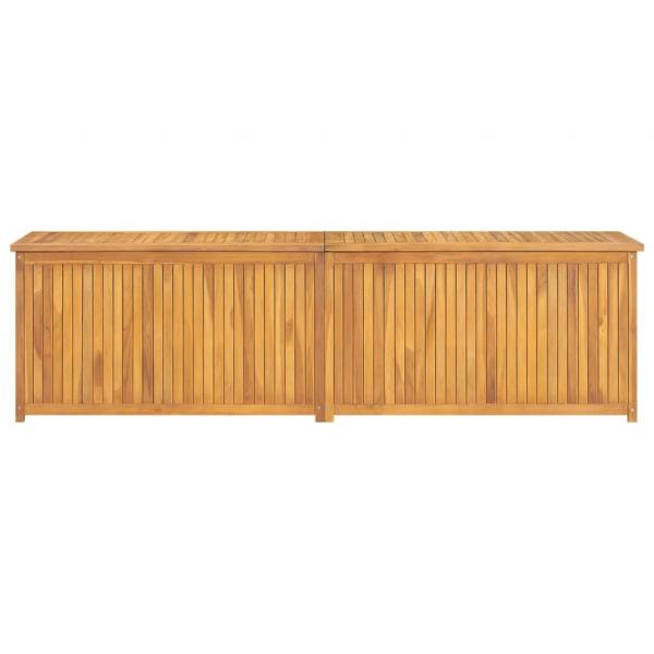 Gartenbox 200x50x55 cm Massivholz Teak
