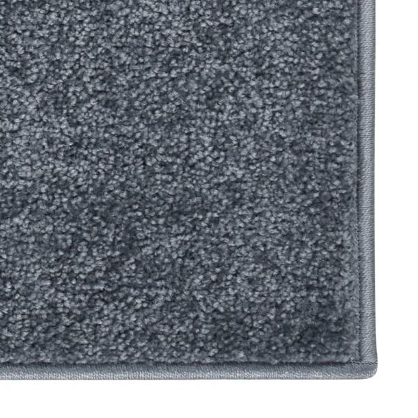 Teppich Kurzflor 160x230 cm Anthrazit