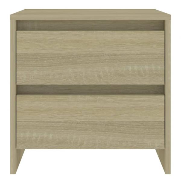 Nachttische 2 Stk. Sonoma-Eiche 45x34,5x44,5 cm Holzwerkstoff
