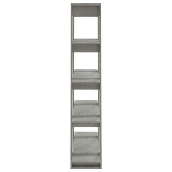 Bücherregal/Raumteiler Betongrau 100x30x160 cm