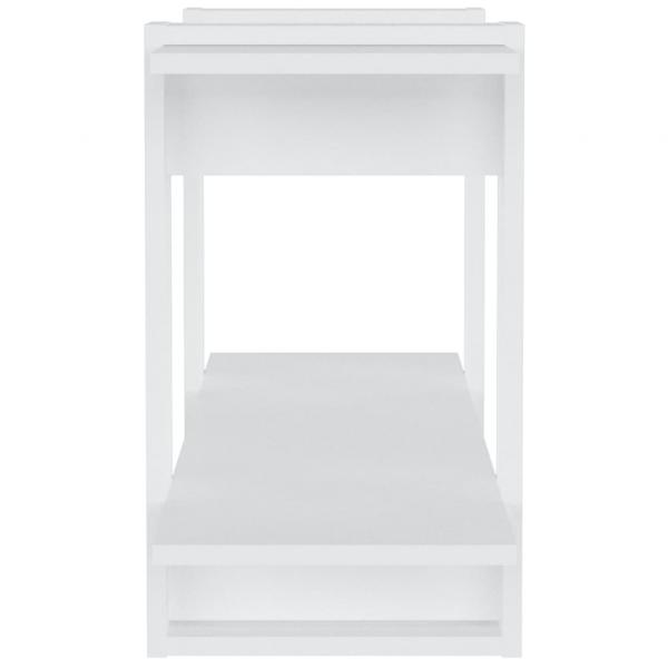 Bücherregal Weiß 100x30x51 cm Holzwerkstoff