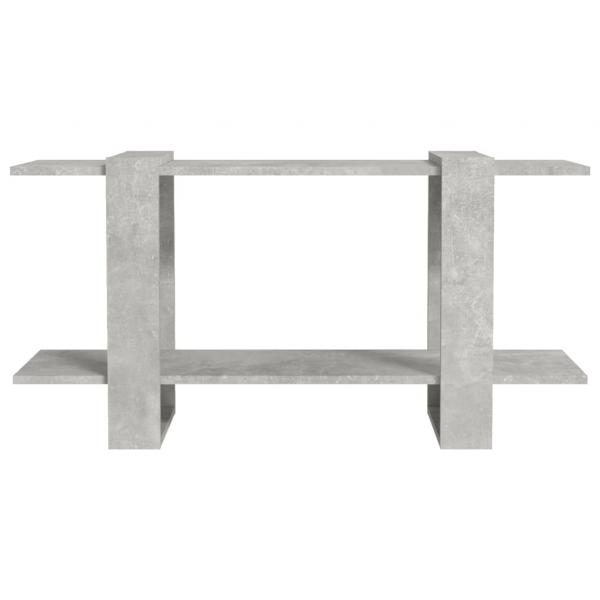 Bücherregal Betongrau 100x30x51 cm Holzwerkstoff