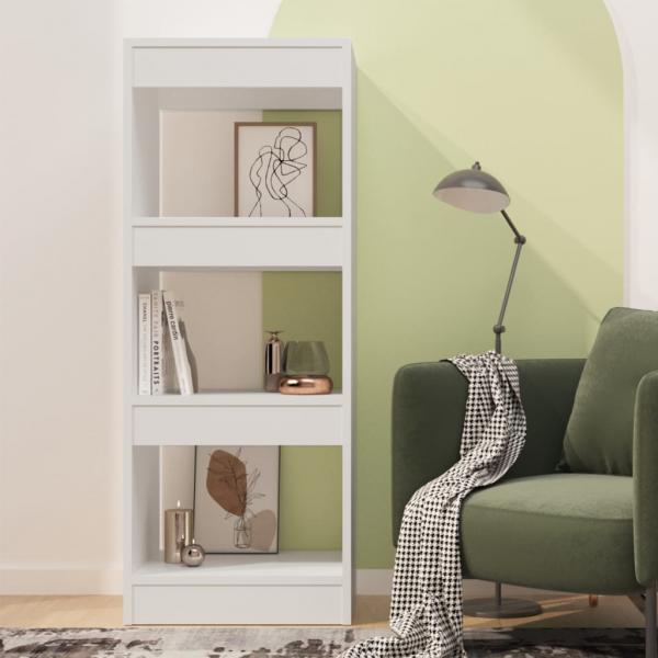 Bücherregal/Raumteiler Weiß 40x30x103 cm Holzwerkstoff