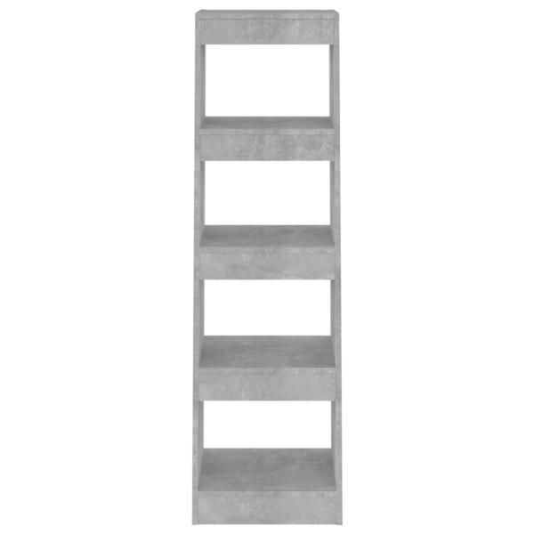 Bücherregal/Raumteiler Betongrau 40x30x135 cm