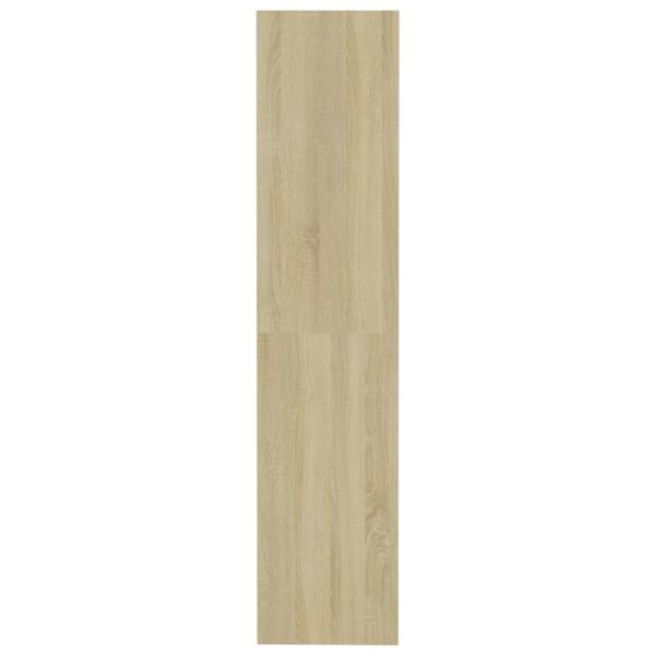 Bücherregal/Raumteiler Sonoma-Eiche 80x30x135 cm Holzwerkstoff