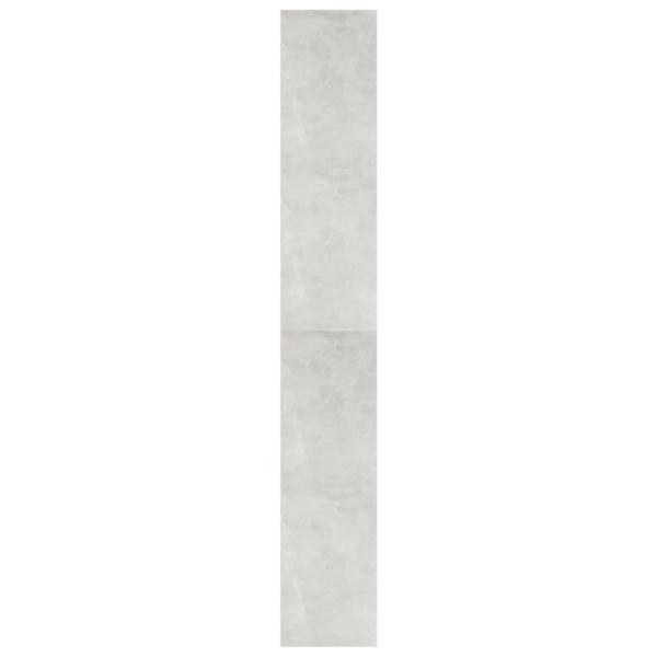 Bücherregal/Raumteiler Betongrau 100x30x198 cm Holzwerkstoff