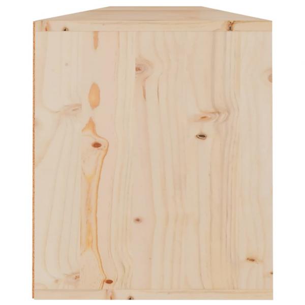 Wandschränke 2 Stk. 100x30x35 cm Massivholz Kiefer