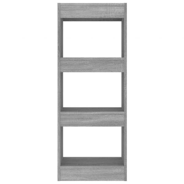Bücherregal/Raumteiler Grau Sonoma 40x30x103 cm Holzwerkstoff