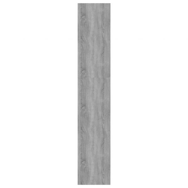 Bücherregal/Raumteiler Grau Sonoma 80x30x166 cm Holzwerkstoff