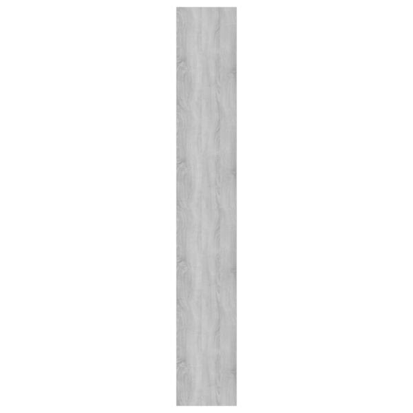 ARDEBO.de - Bücherregal/Raumteiler Grau Sonoma 100x30x198 cm Holzwerkstoff