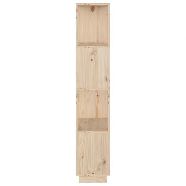 Bücherregal/Raumteiler 51x25x132 cm Massivholz Kiefer