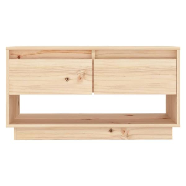 TV-Schrank 74x34x40 cm Massivholz Kiefer