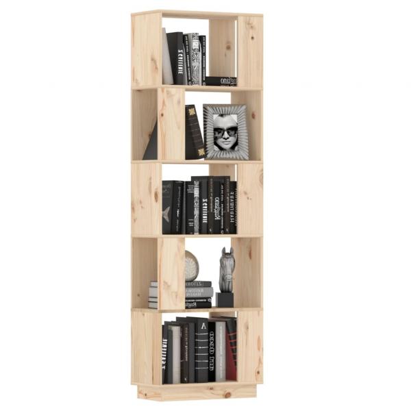 Bücherregal/Raumteiler 51x25x163,5 cm Massivholz Kiefer