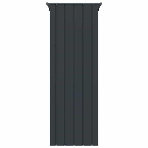 Voliere Anthrazit 115x78x200 cm Verzinkter Stahl
